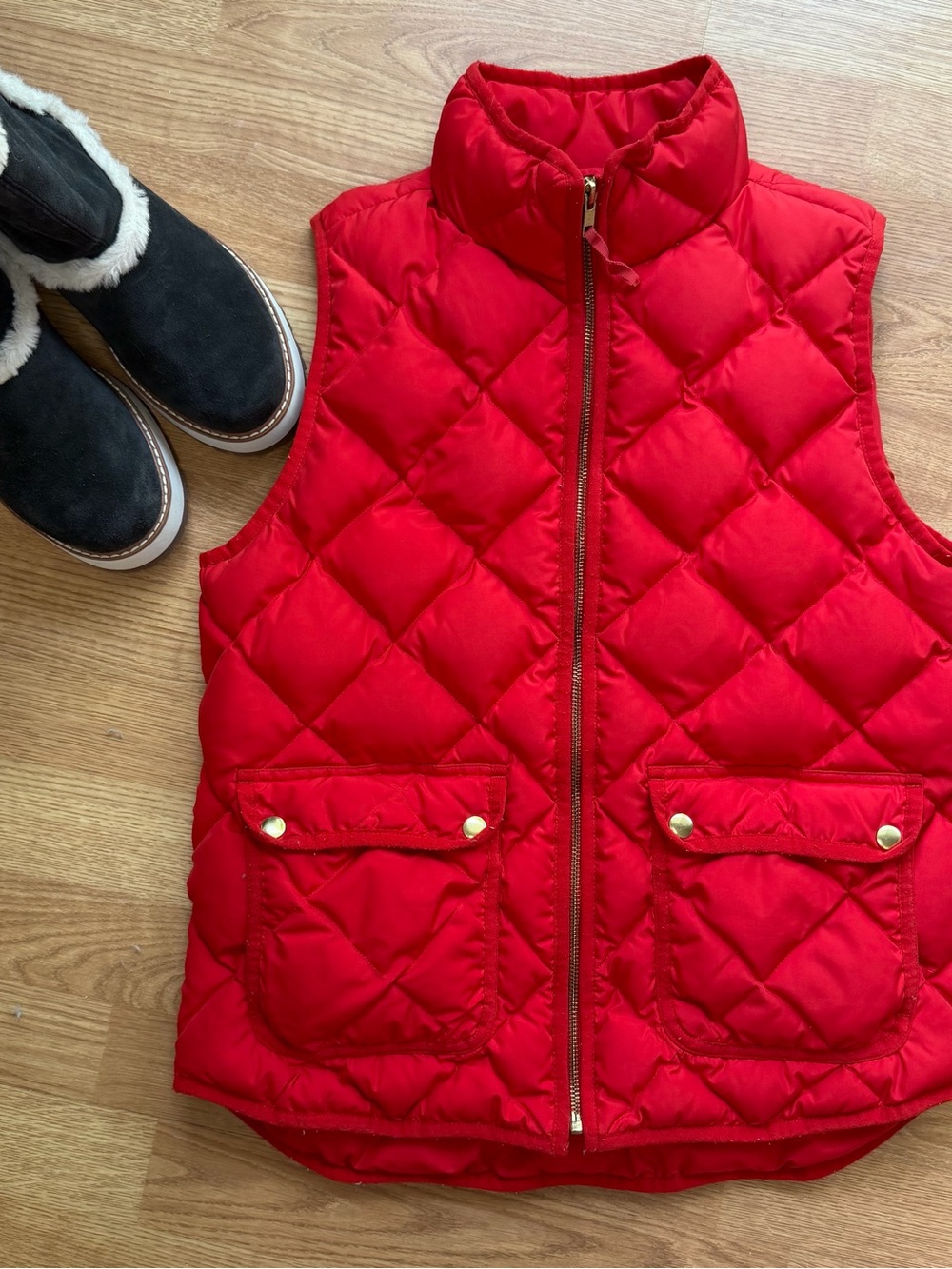 J. Crew Quilted Puffer Vest